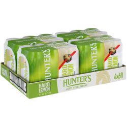 HUNTERS HARD LEMON CANS...